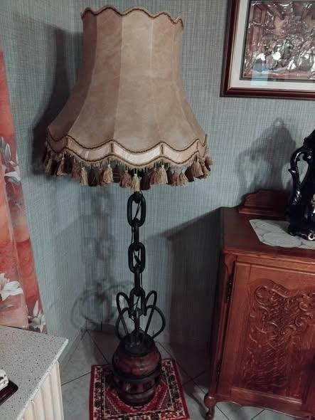 VLOERLAMP, Ophalen, Zo goed als nieuw, Hout