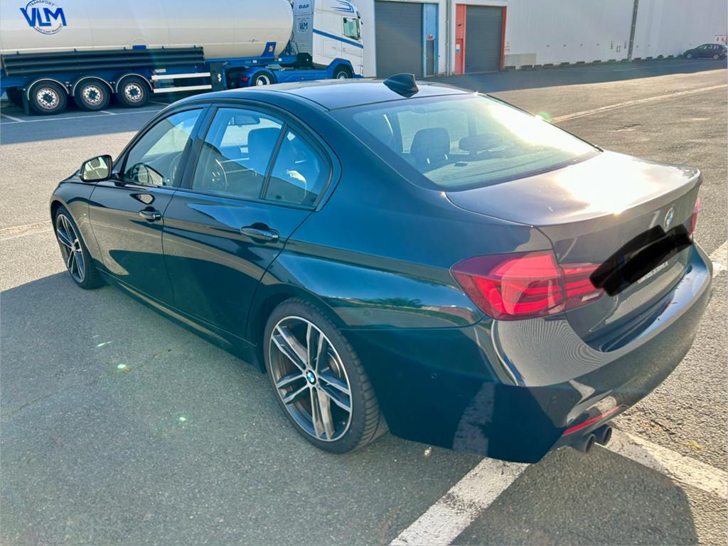 BMW 320 3-serie 320i M Sport Schadow High Executive, Cuir, Entretenue par le concessionnaire, Noir, 5 portes