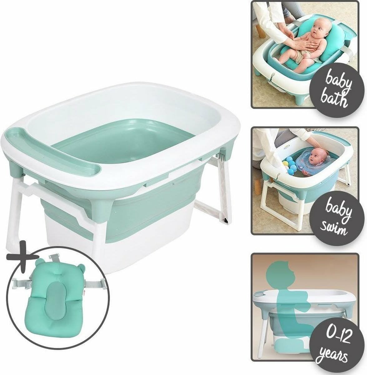 Bain de croissance pliable 3 en 1 Baninni Bagno avec cous, Enfants & Bébés, Enlèvement ou Envoi, Neuf, Baignoire, Autres marques