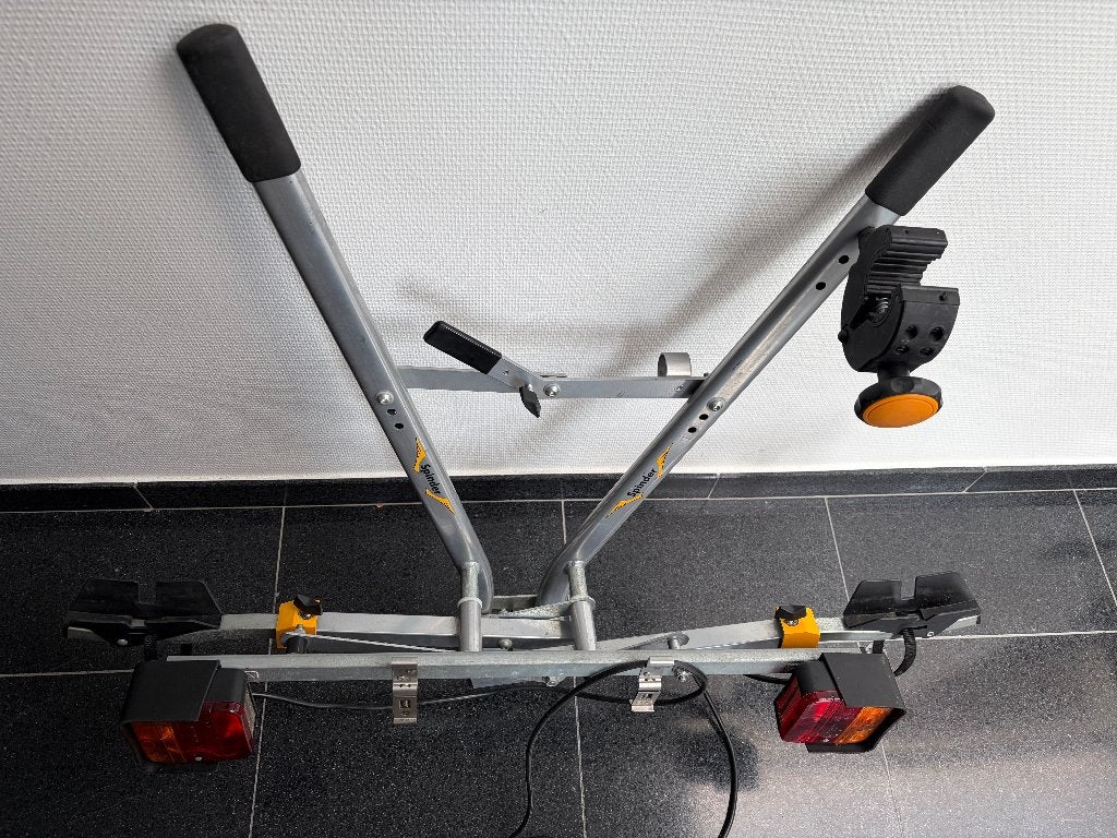 fietsendrager trekhaak voor 1 fiets SPINDER, Support d'attelage, Comme neuf, Vélo électrique, Enlèvement
