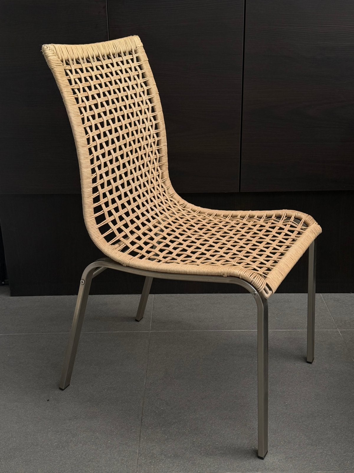 Vintage stoelen met chrome afwerking 6 stuks, Ophalen, Zo goed als nieuw