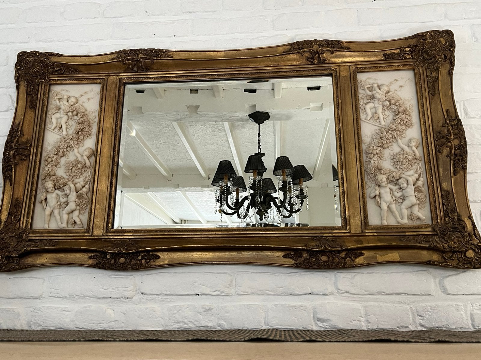 Louis XVI spiegel, Antiek en Kunst, Ophalen