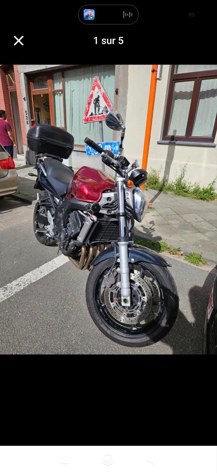 FZ6 avec 2700 km., Motos, Particulier