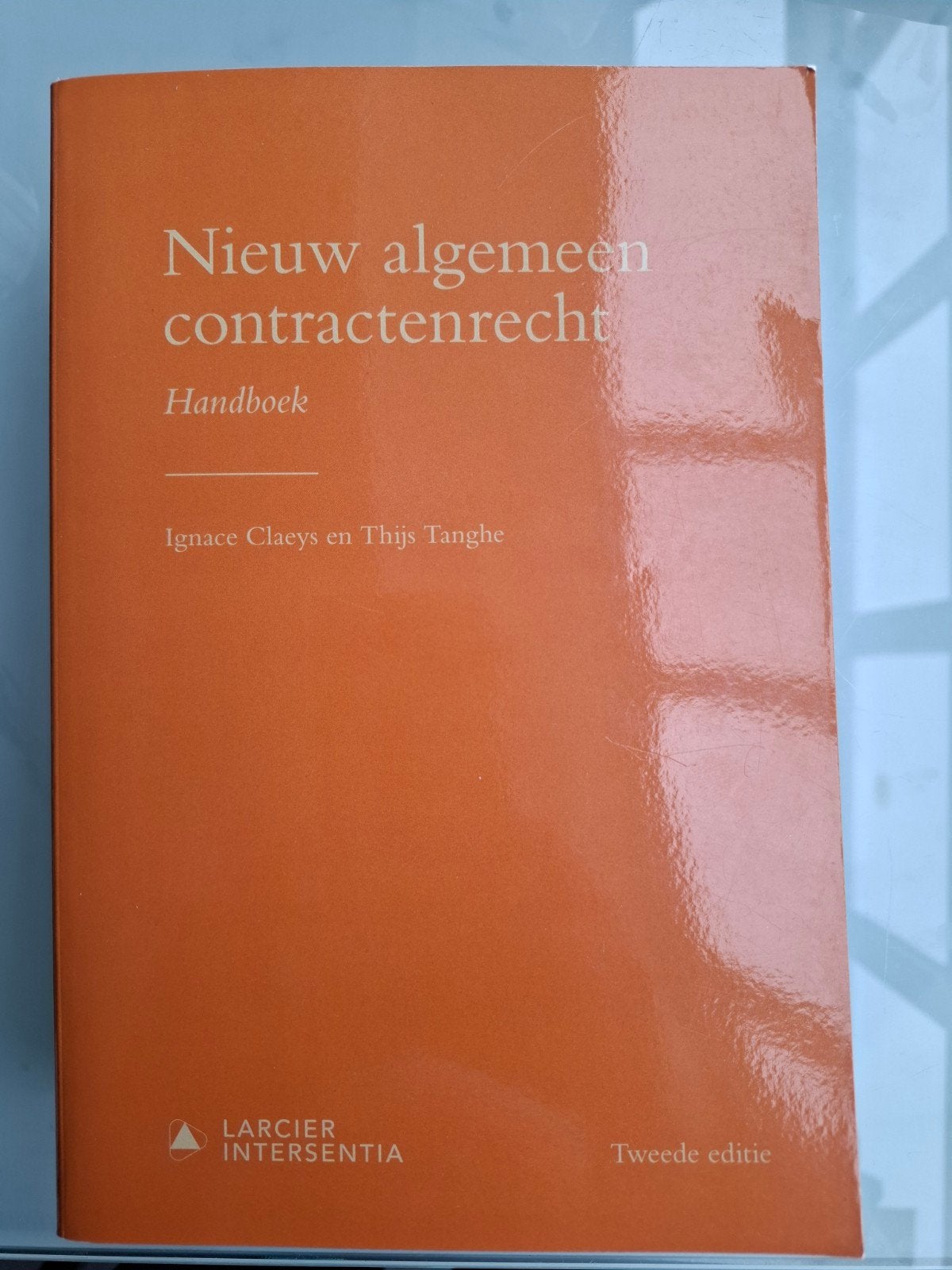 Nieuw algemeen contractenrecht (tweede editie) (studentenedi, Ophalen of Verzenden, Ignace Claeys; Thijs Tanghe
