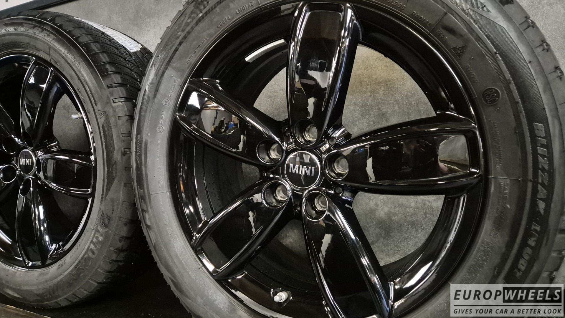 17 inch JCW Star Spoke 531 winter velgen Mini Countryman F60, Gebruikt, -, -, Banden en Velgen