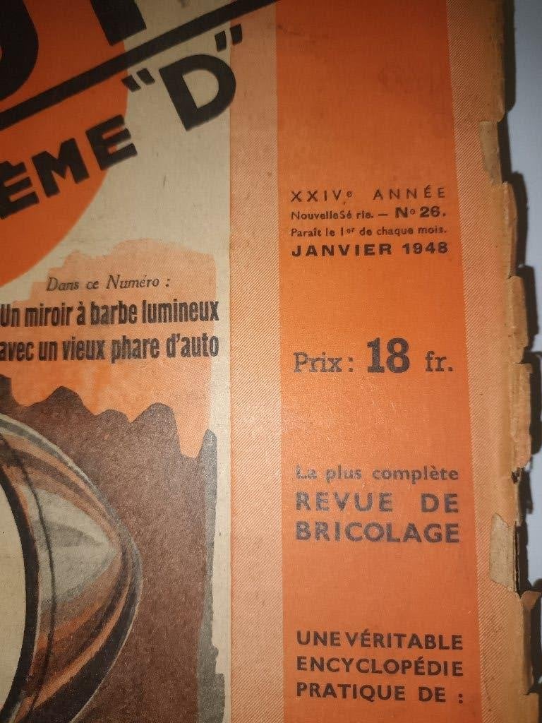 Magazines System D 1946-48, Enlèvement ou Envoi