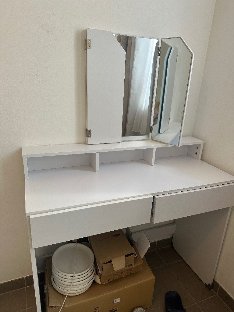Coiffeuse, Huis en Inrichting, Ophalen, 100 tot 150 cm, Zo goed als nieuw, 150 tot 200 cm