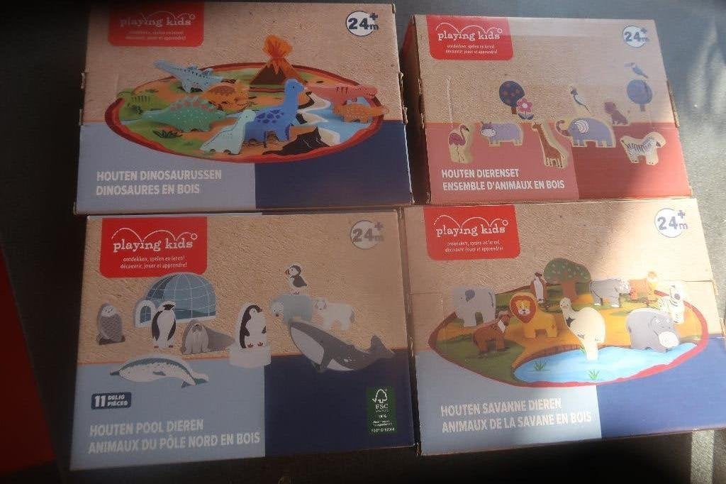 houten speelgoed nieuw 4 dozen, Ophalen of Verzenden, Nieuw, Overige typen
