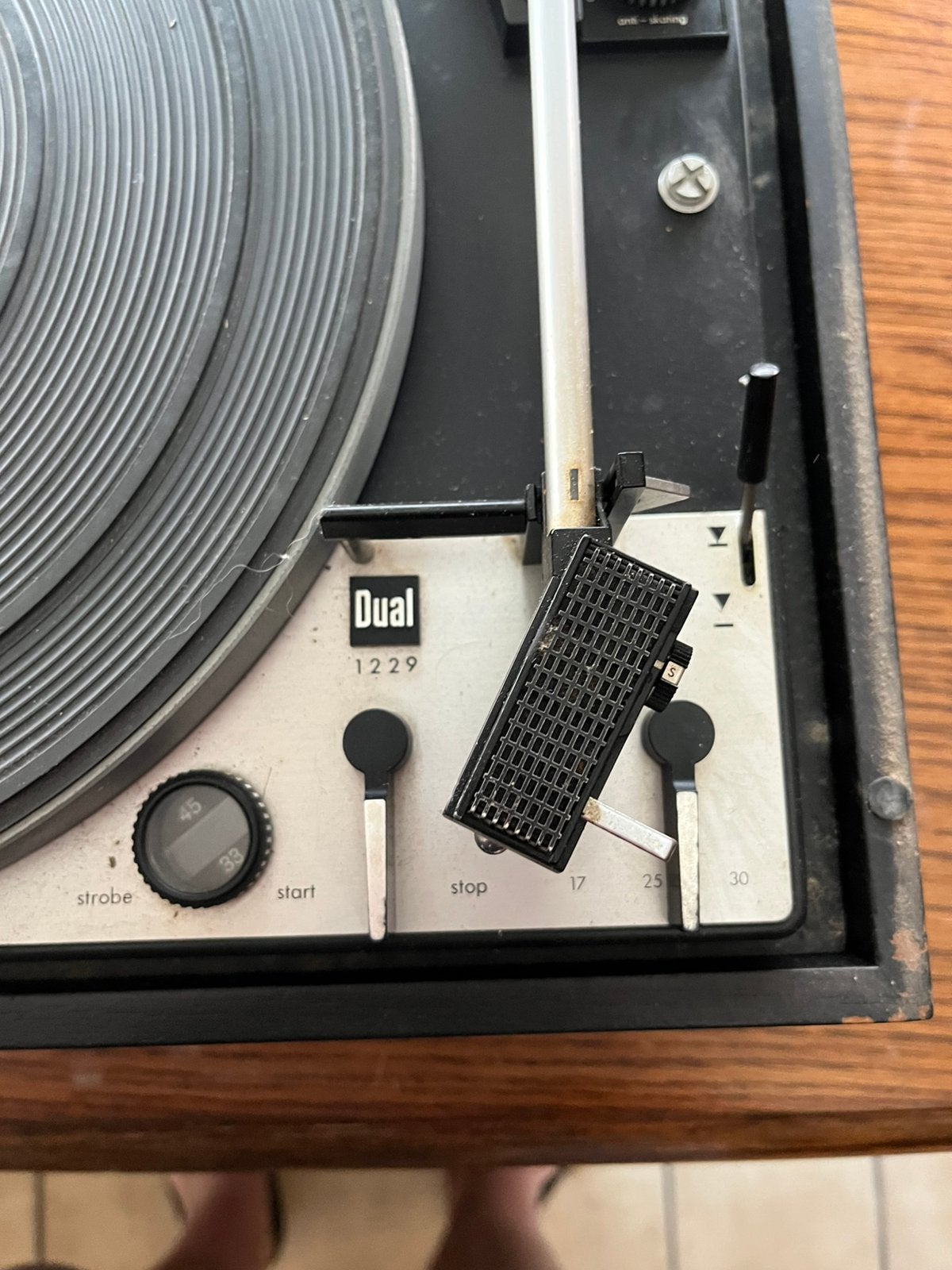 Dual 1229 plarenspeler, TV, Hi-fi & Vidéo, Tourne-disques, Enlèvement, Utilisé, Tourne-disque, Dual
