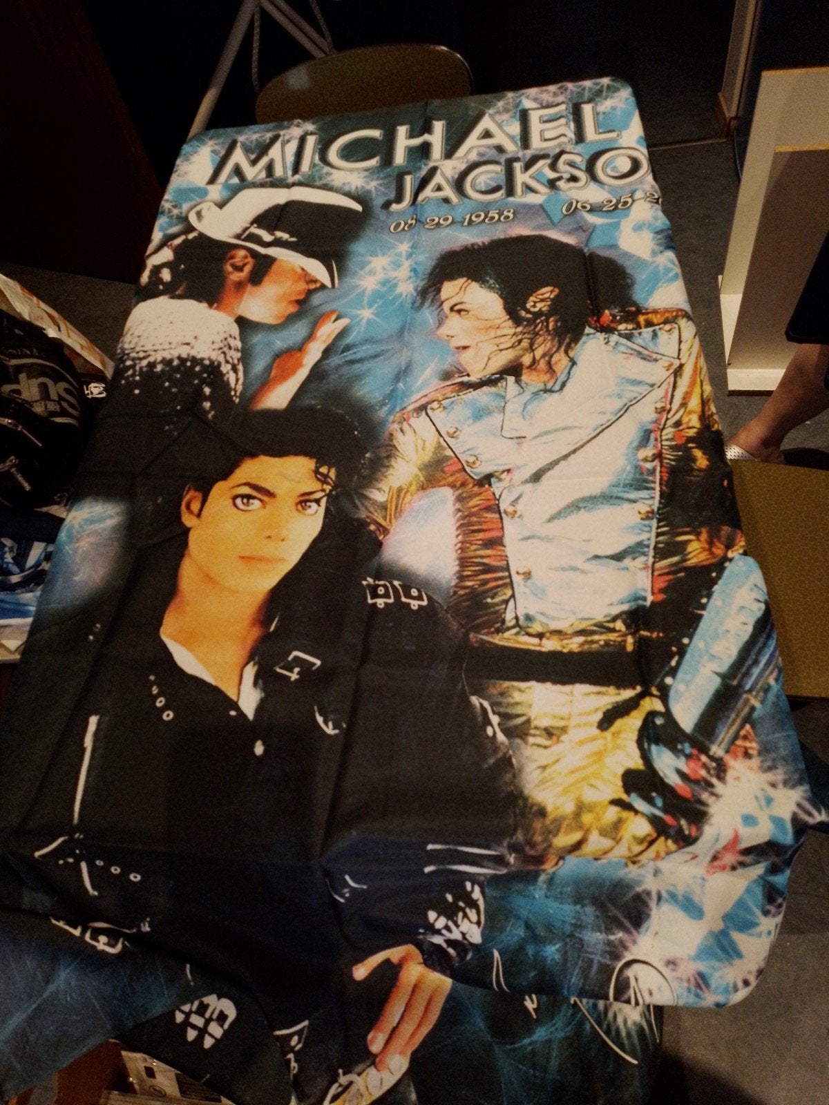 Drapeau michael jackson, Verzamelen, Posters, Ophalen of Verzenden