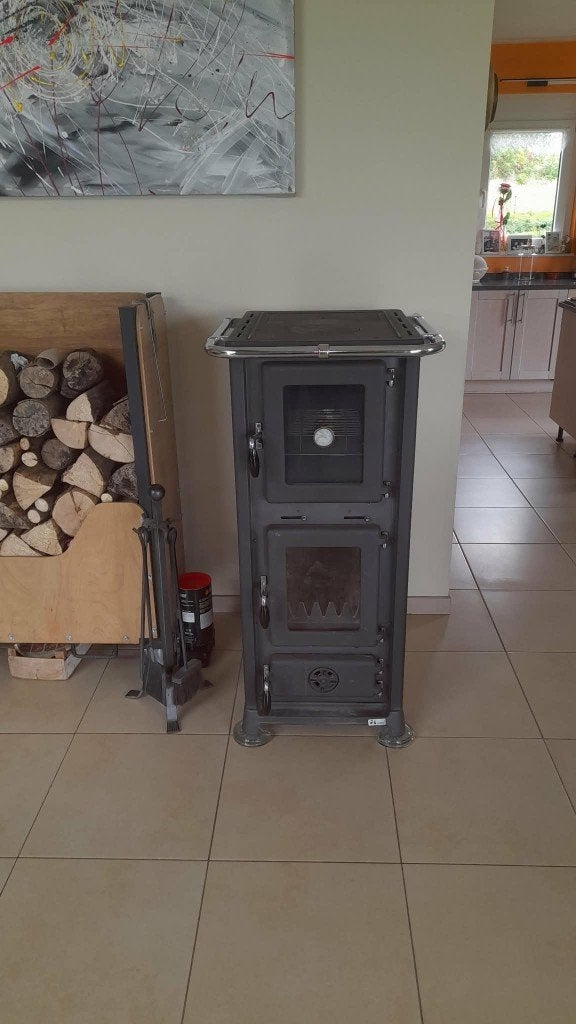 Poele a bois, Comme neuf, Enlèvement, Bois, Autoportant
