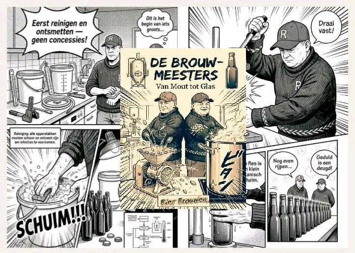 De brouwmeesters (Stripverhaal over bier thuis brouwen), Boeken, Verzenden