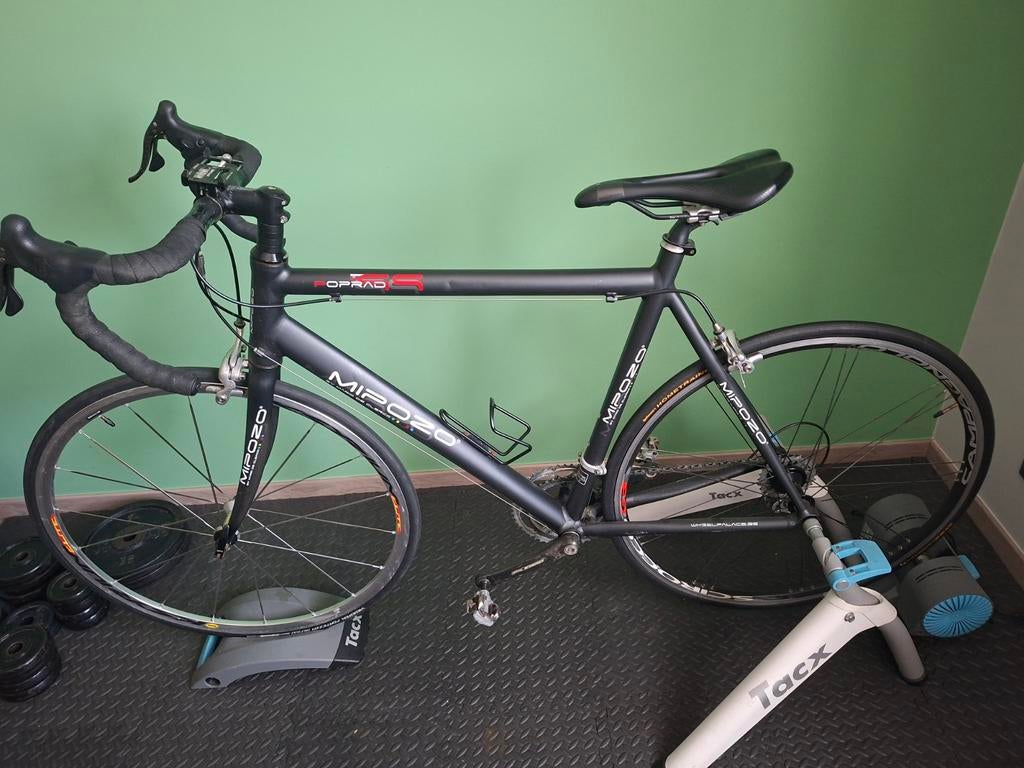 Racefiets + Tacx rollen, Ophalen