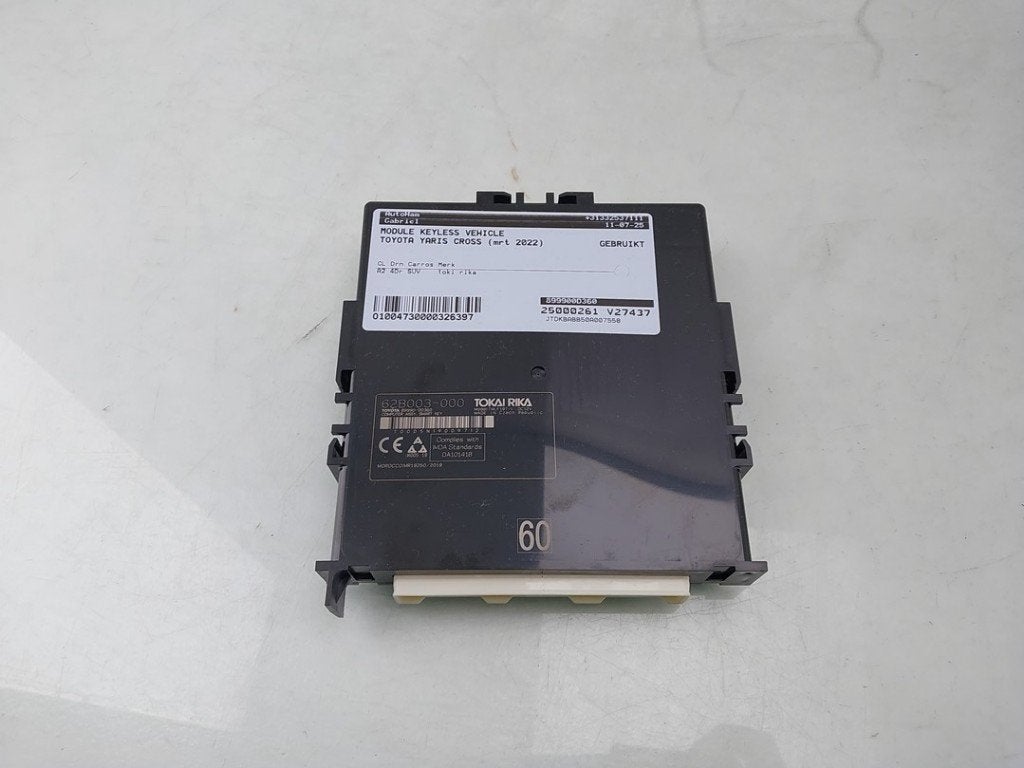 MODULE VÉHICULE SANS CLÉ Toyota Yaris Cross (PB1 / PJ1), Kundenbetreuung@toyota.de, Toyota, Utilisé, Toyota-Allee 2
50858  Köln, DE