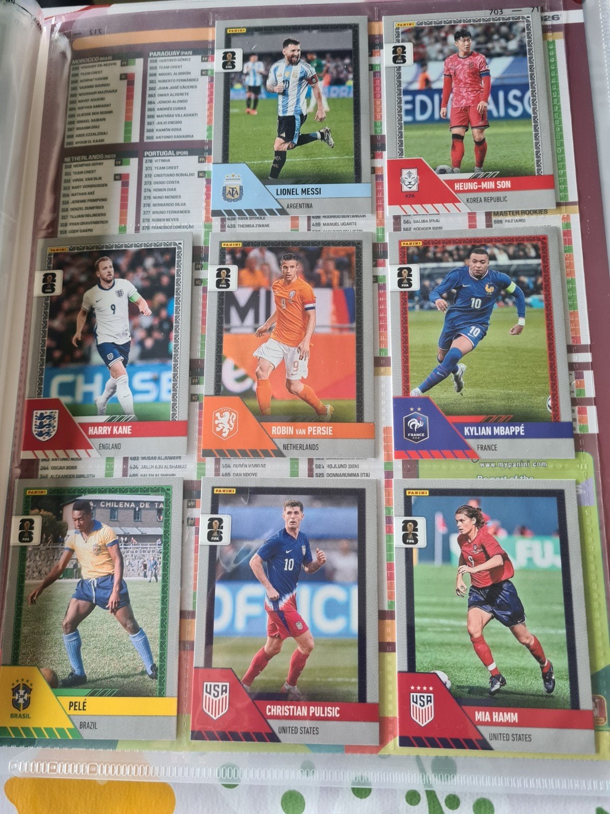 Panini Fifa WCup 2026. 8 zeldzame kaarten., Ophalen of Verzenden