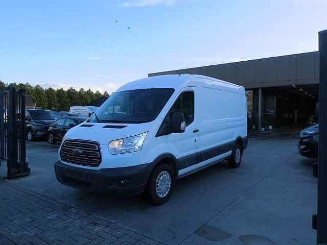 Ford Transit 2T 2.2 TDCi 125pk L3-H2 3pl Trend Trekhaak '15, Euro 5, Parkeerassistent, Wit, Bedrijf