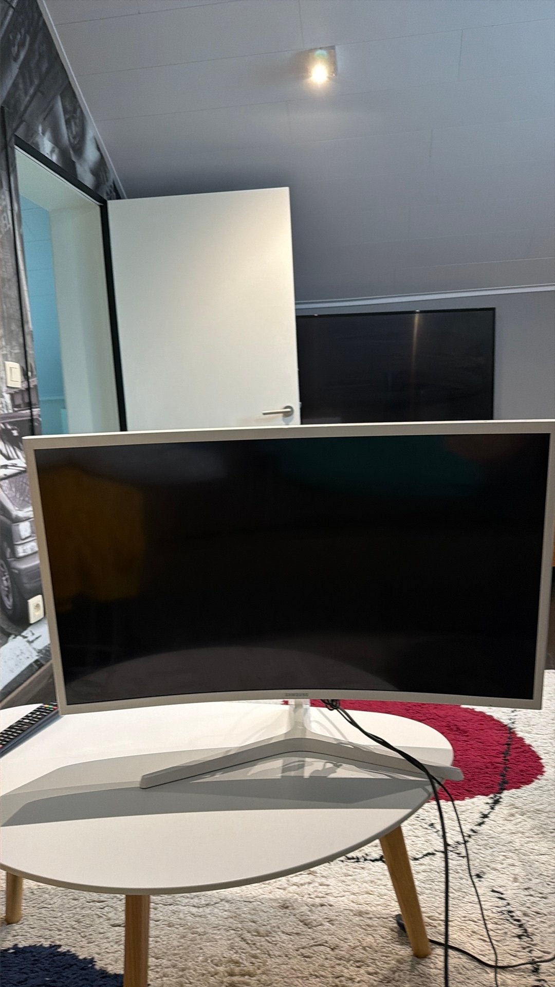 Samsung Beeldscherm c32f395fwu, Ophalen, Zo goed als nieuw