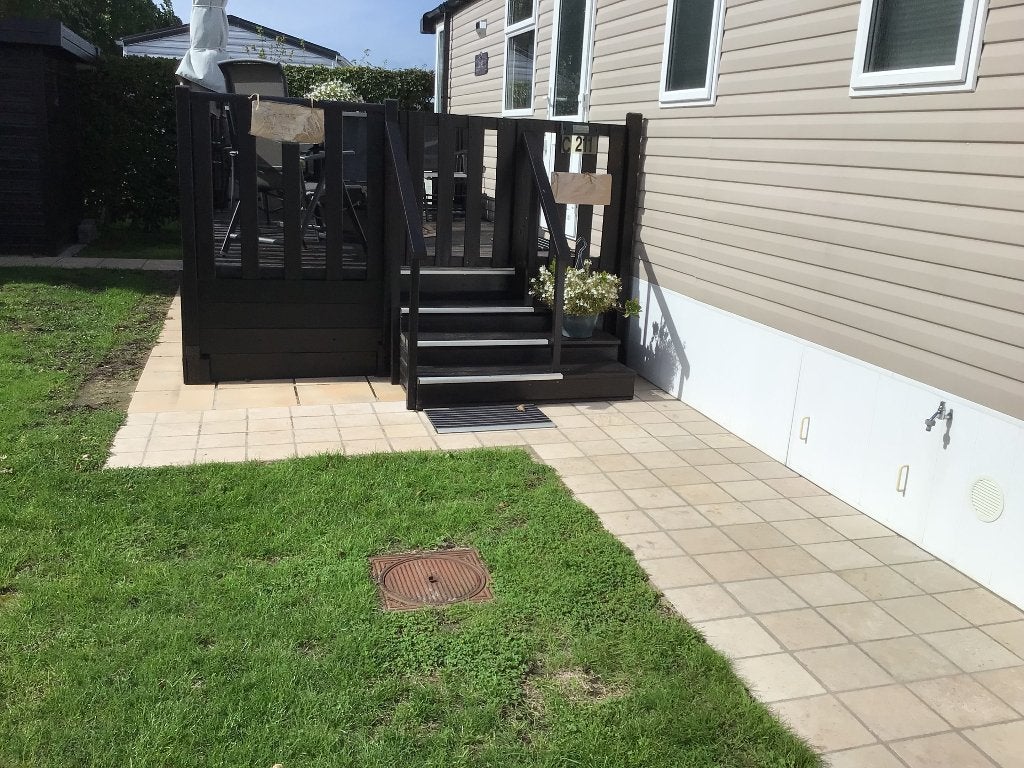 Terrasse pour caravanes, Enlèvement, Utilisé