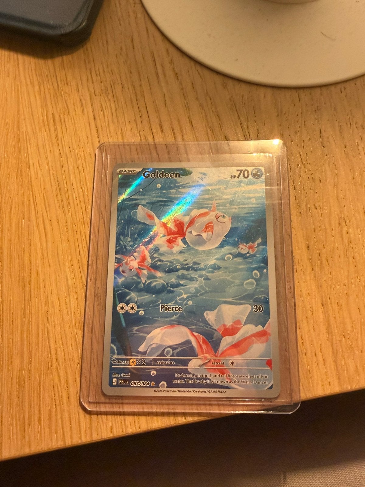 Goldeen PBL pokemon en, Ophalen of Verzenden, Nieuw, Losse kaart, Foil