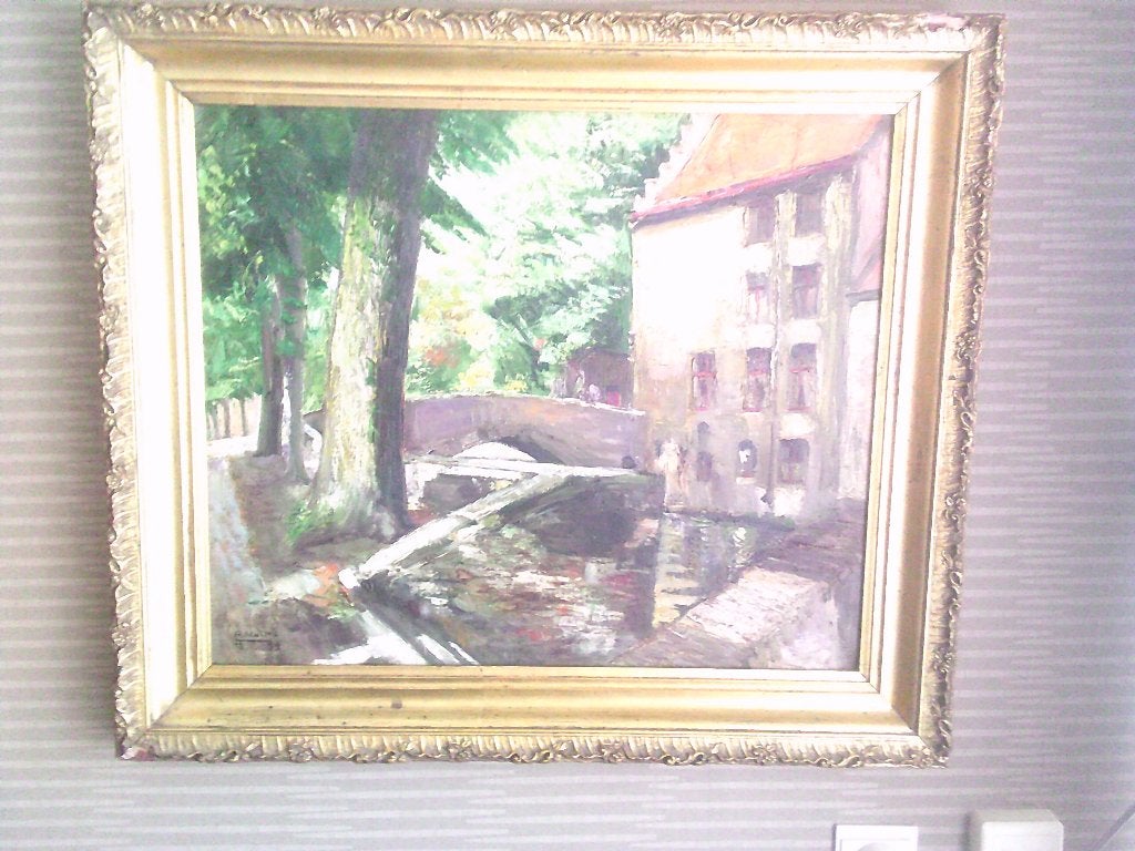schilderij op doek get andre hallet, Enlèvement, Œuvre originale, Autres sujets, Toile