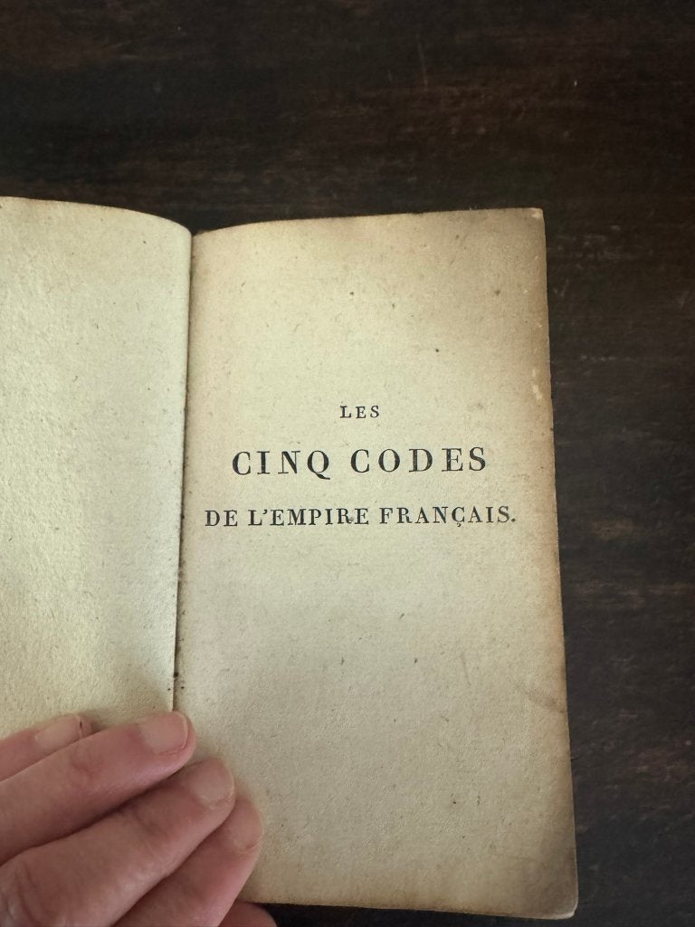 Les Cinq Codes de l'Empire Français (Napoléon) 1812, Antiquités & Art, Enlèvement ou Envoi, Diverse auteurs