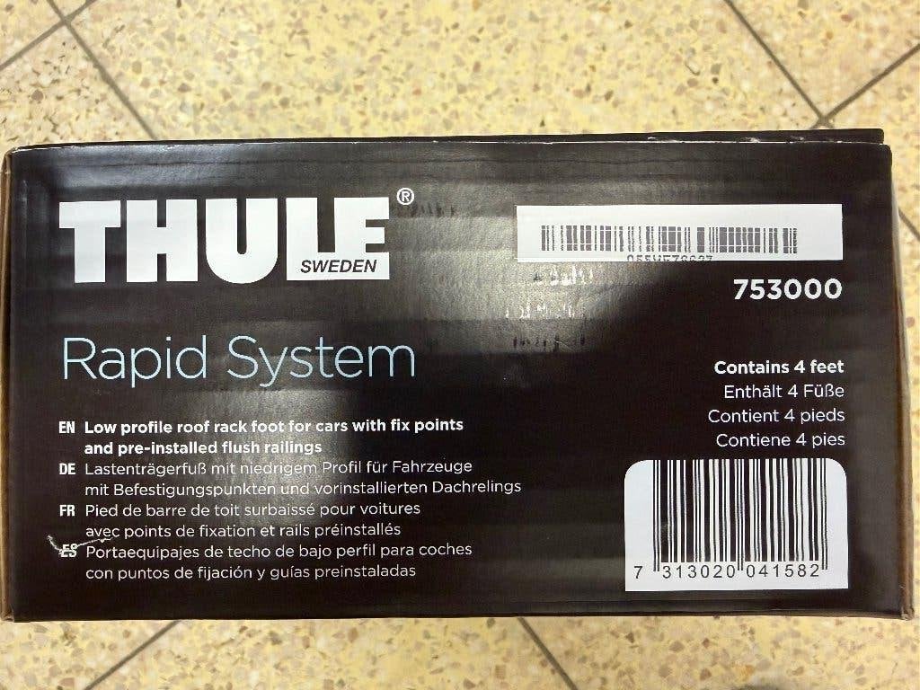 Thule rapid system met klemmen, Auto diversen, Ophalen of Verzenden, Zo goed als nieuw