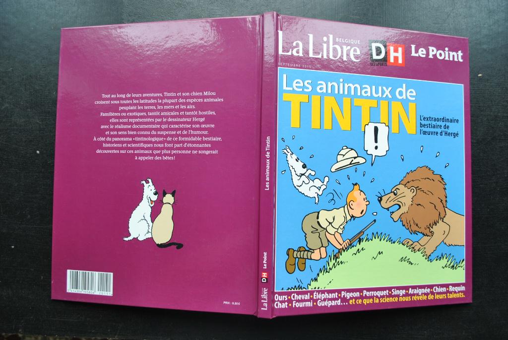 LES ANIMAUX DE TINTIN L'EXTRAORDINAIRE BESTIAIRE D'HERGE, Ophalen of Verzenden, Zo goed als nieuw, Hergé - Moulinsart