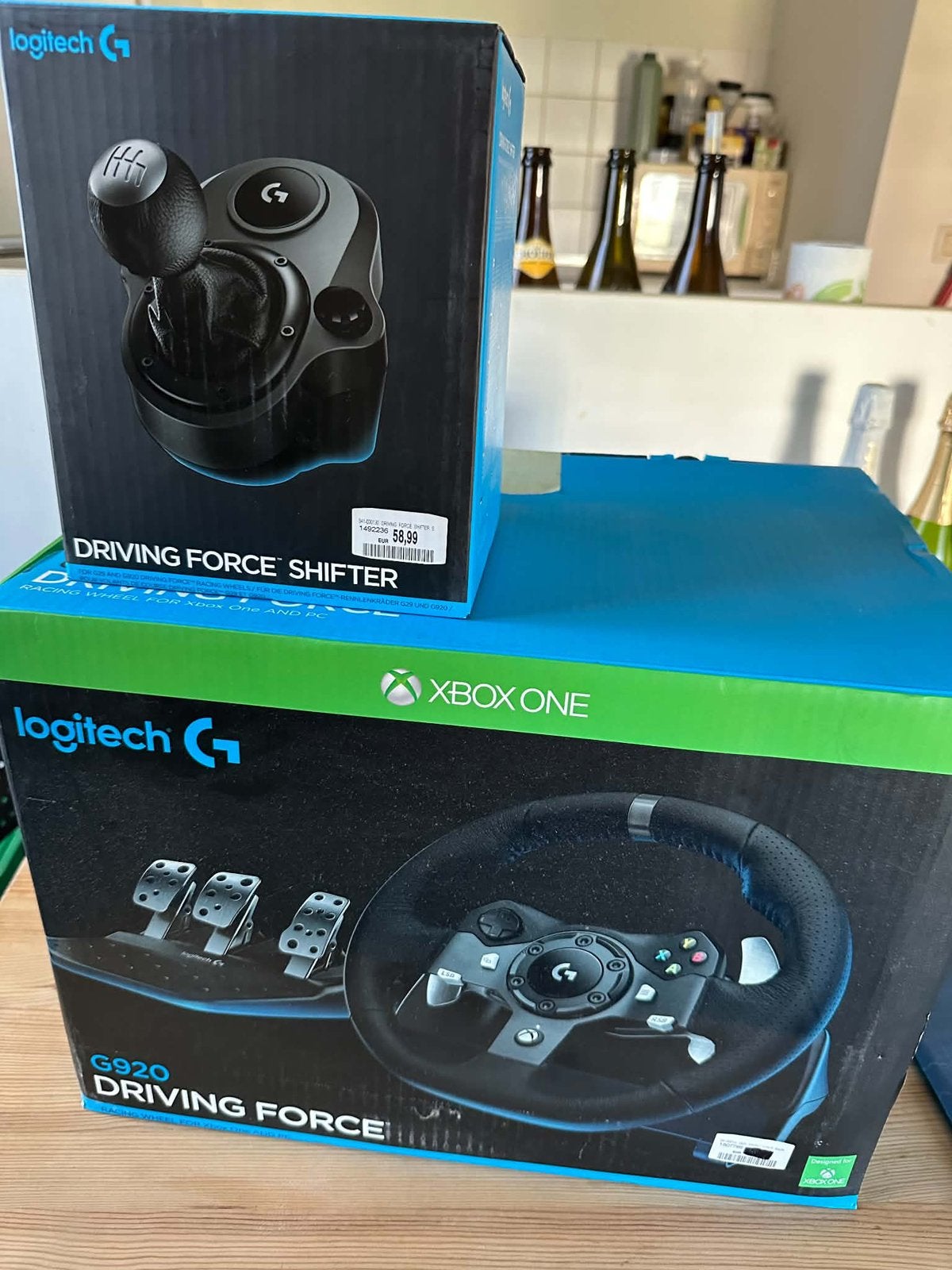 Logitech G920 + shifter, Games en Spelcomputers, Ophalen, Zo goed als nieuw