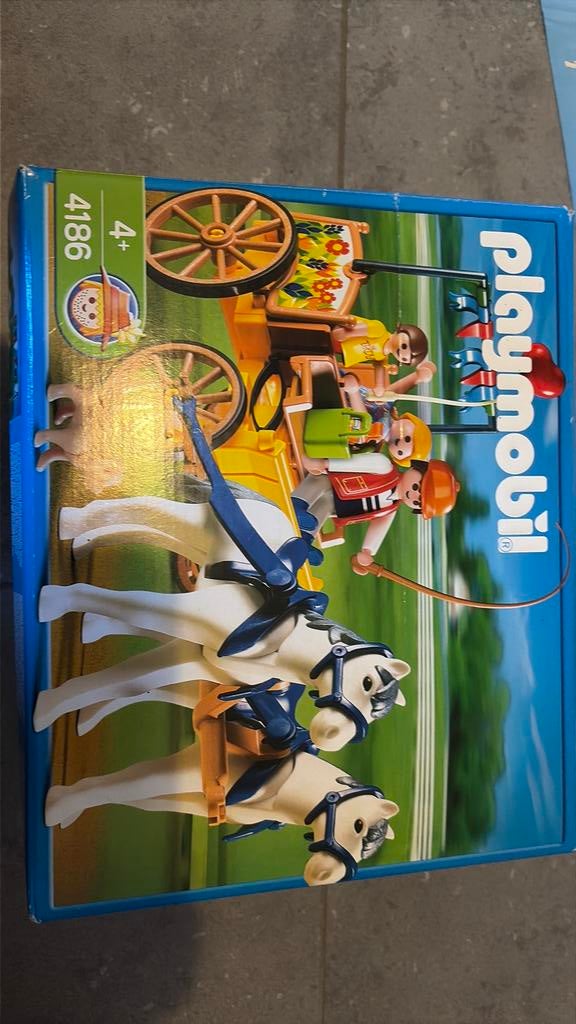 playmobil koets 4186, Ophalen of Verzenden, Gebruikt
