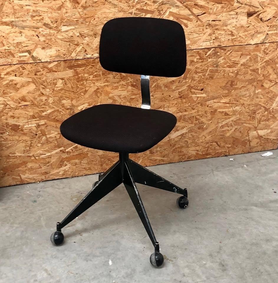 Jules Wabbes, chaise de bureau, Enlèvement ou Envoi, Utilisé, Noir, Chaise de bureau