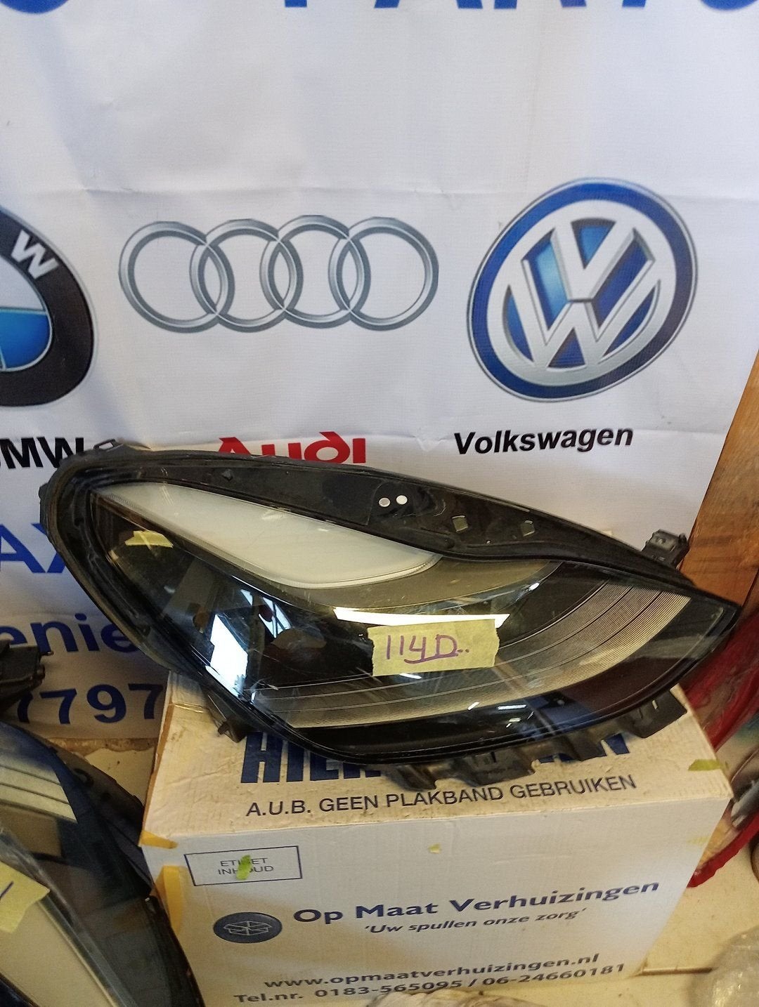 Koplamp Tesla Model 3Y Projector Matrix 151495300C Rechts, Gebruikt, -, Overige automerken, -