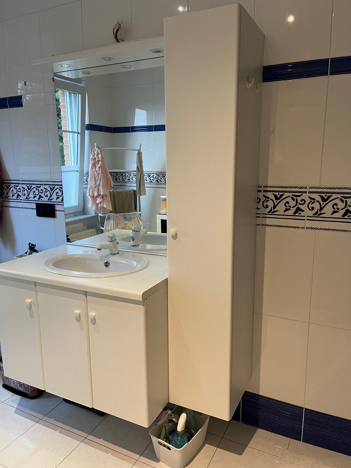 Ensemble meuble salle de bain, Maison & Meubles, Enlèvement, Utilisé, Meuble lavabo
