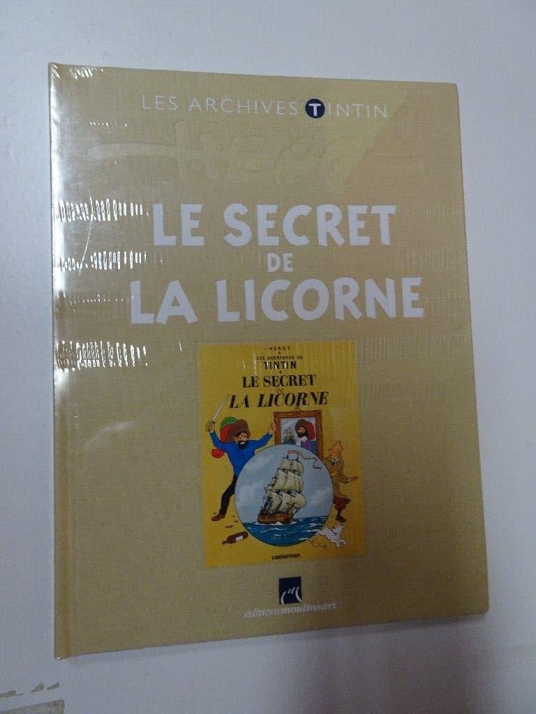 Archives Tintin Atlas - Le secret de la Licorne, Enlèvement ou Envoi, Une BD, Comme neuf, Hergé