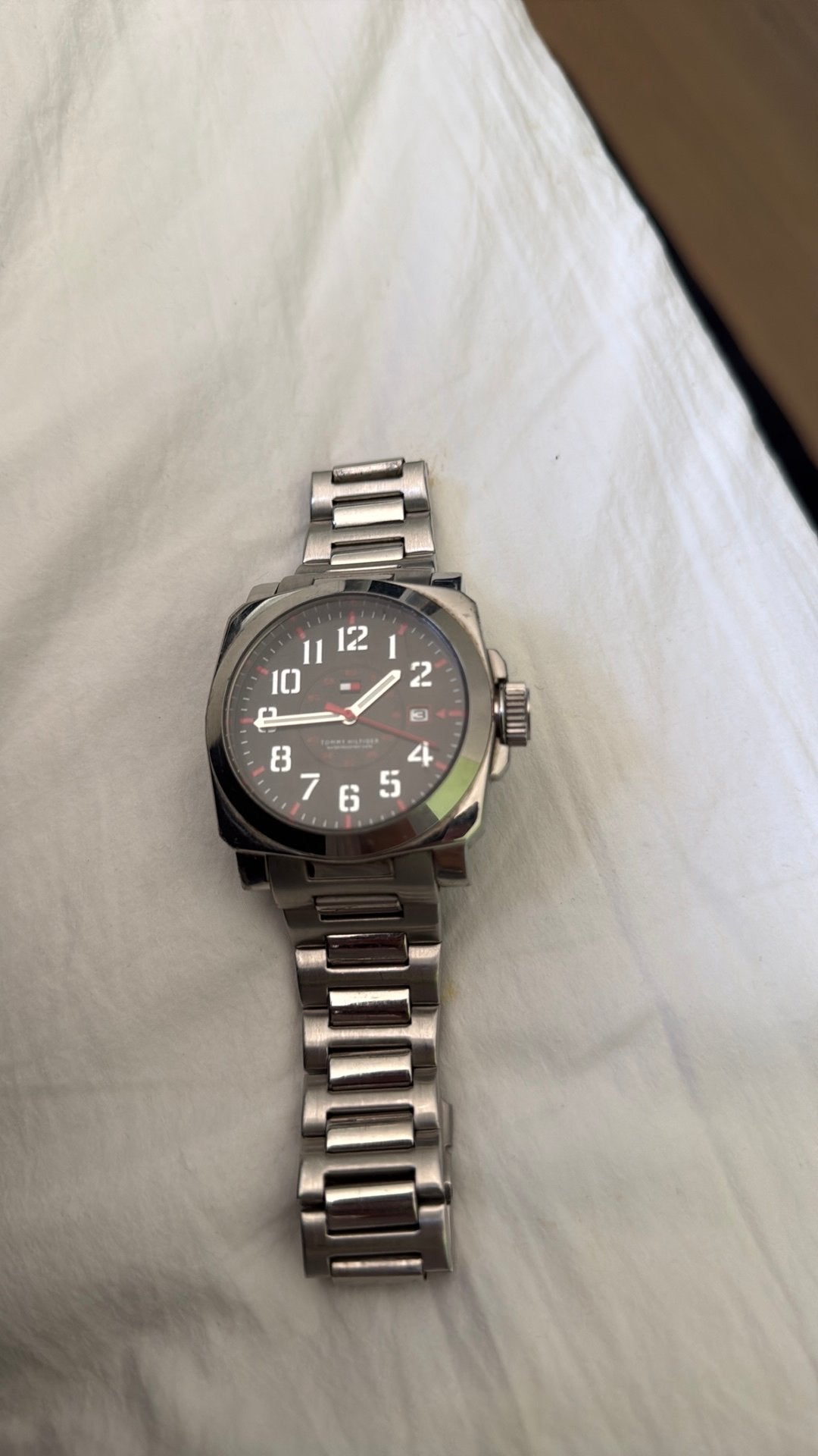 Tommy hilfiger horloge, Staal, Gebruikt, Staal, Polshorloge