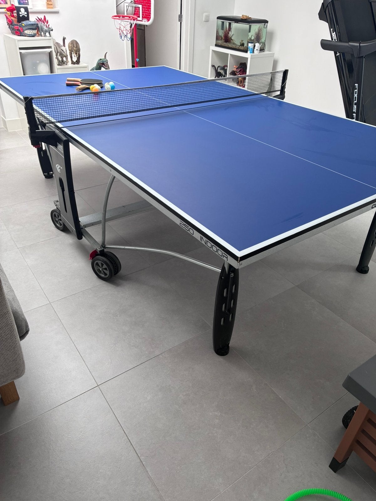 Tafeltennis ping pongtafel, Sport en Fitness, Tafeltennis, Ophalen, Gebruikt, Tafel Indoor, Verrijdbaar