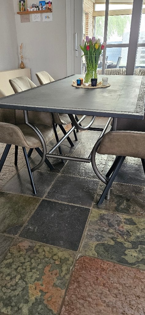 Eetkamertafel, Huis en Inrichting, Ophalen, Overige materialen, 50 tot 100 cm, Zo goed als nieuw