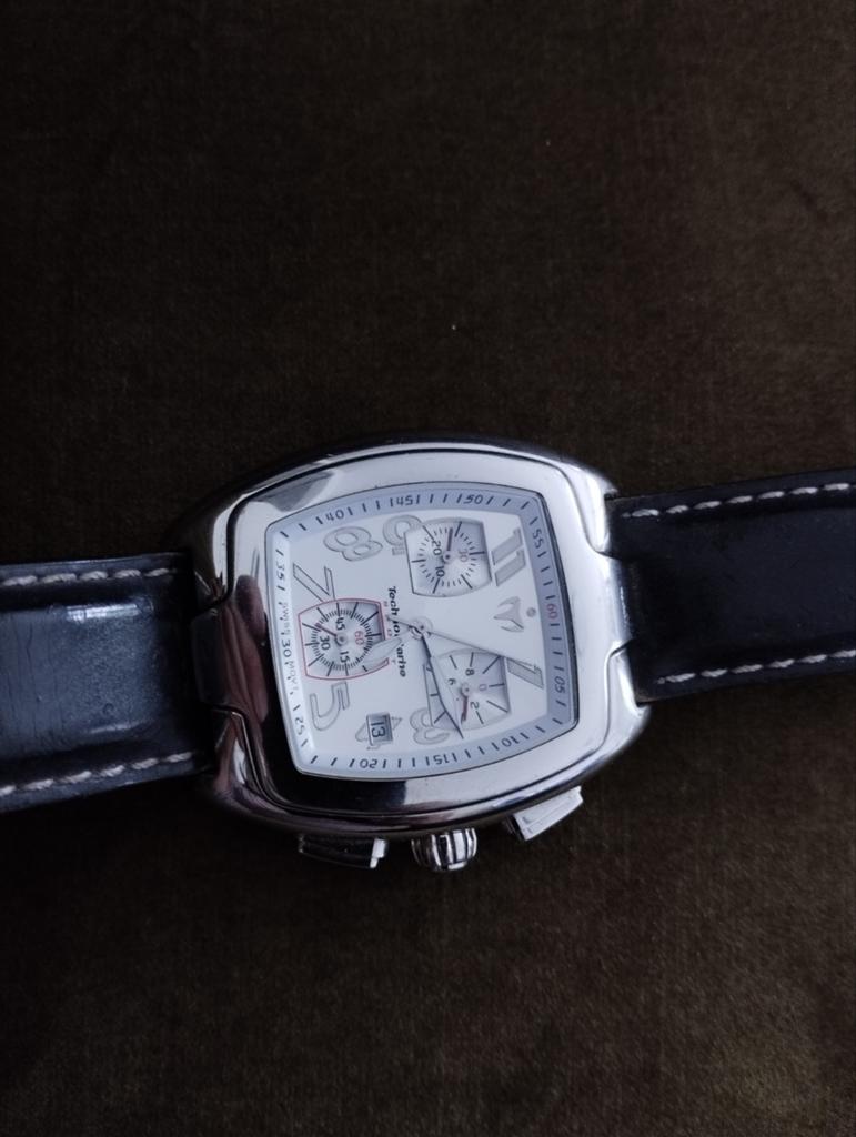 Montre Technomarine Sport Chronograph pour homme, Montre-bracelet, Enlèvement ou Envoi, Cuir, Acier
