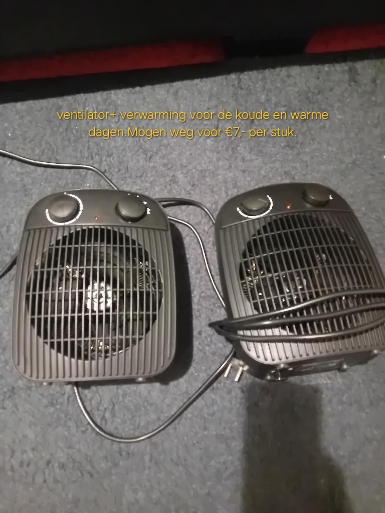Ventilator verwarming, Ophalen, Zo goed als nieuw, Overige