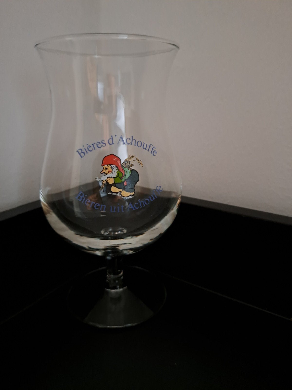 La Chouffe glas, Verzamelen, Ophalen of Verzenden, Zo goed als nieuw, Bierglas