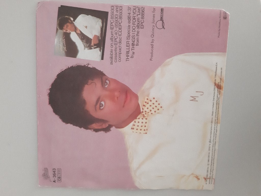 Vinyl single Michael Jackson special edition Thriller, Ophalen, Single