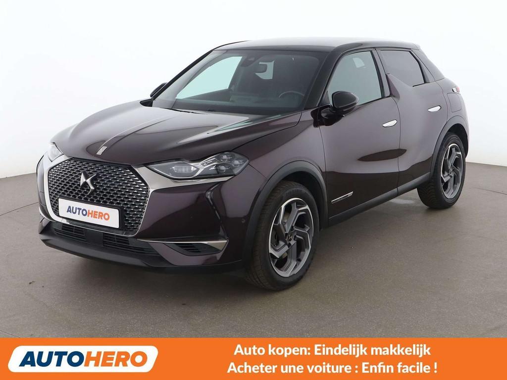 DS Automobiles DS 3 Crossback 1.2 PureTech Grand Chic, Auto's, DS, Lichtsensor, Leder, 96 kW, 5 zetels