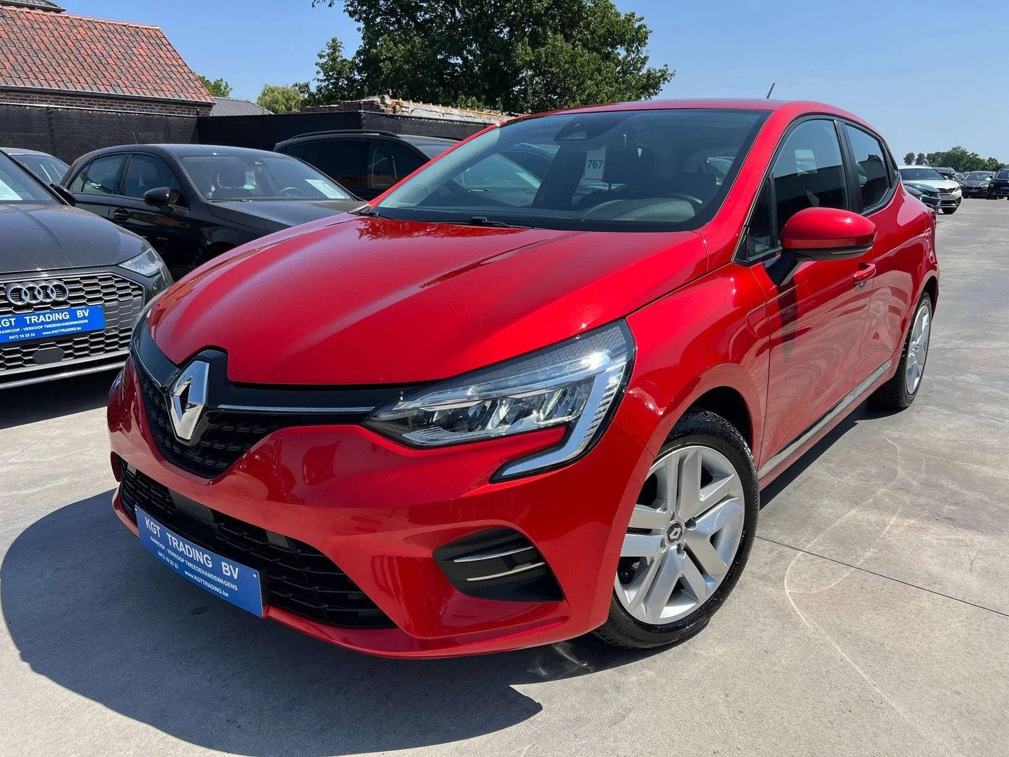 Renault Clio 1.0 TCE NAVIGATIE FULL LED DAB CARPLAY PDC AIRC, Rouge, Achat, Euro 6, Entreprise