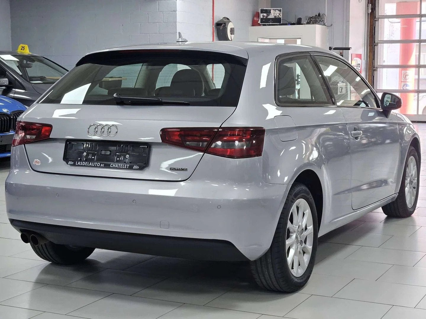 Audi A3 1.8 TFSI Quattro Automatique (Toit Ouvrant Pano) Cui, Autos, Cuir, Argent ou Gris, Achat, Euro 6