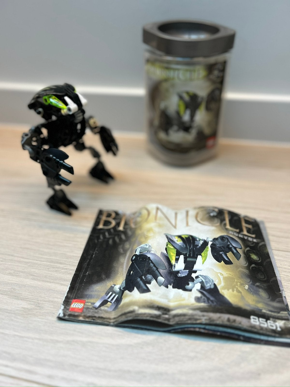 Lego bionicle Nuhvok 8561, Ophalen of Verzenden, Zo goed als nieuw