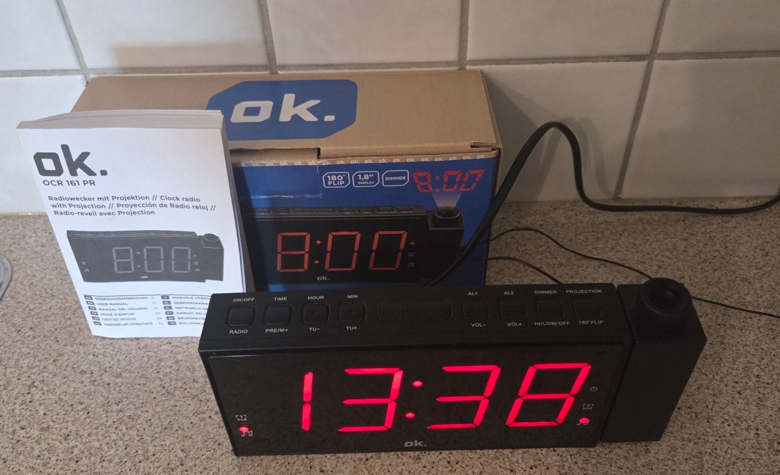 wekkerradio, Ophalen of Verzenden, Zo goed als nieuw, Analoog
