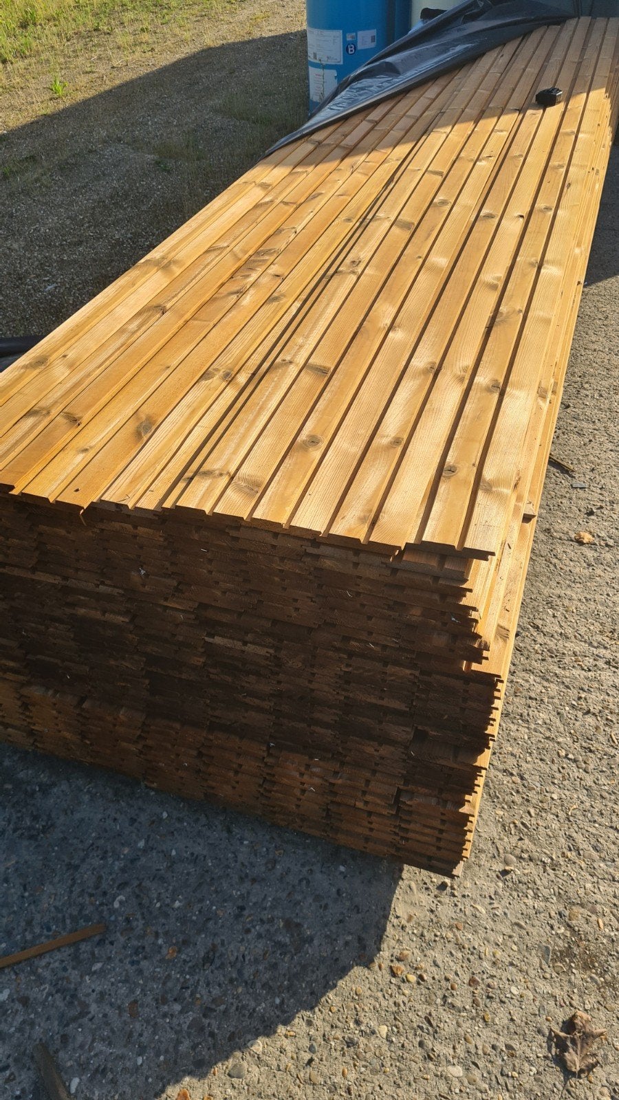THERMo DUOBLOKPROFIEL VUREN GEVELBEKLEDING @ € 22,99 m2, Ophalen, Vuren