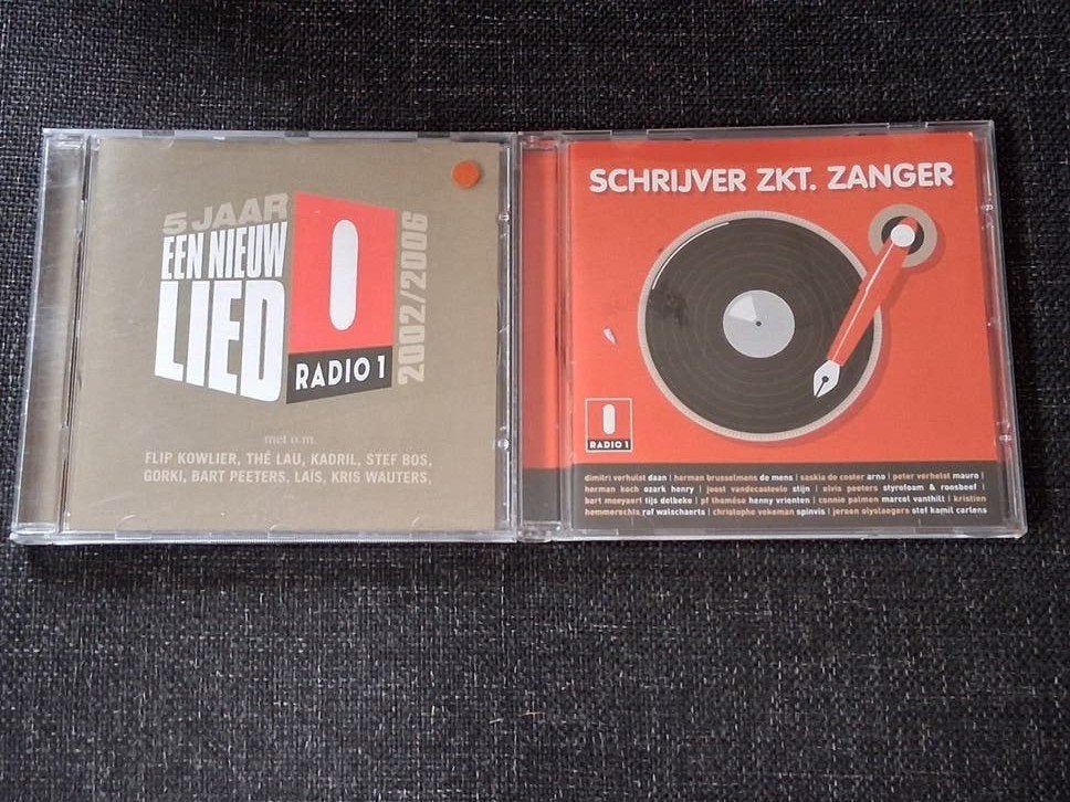 radio 1 cd´s 5 jaar Een nieuw lied / Schrijver zkt zanger, Cabaret of Kleinkunst, Ophalen of Verzenden, Zo goed als nieuw, Eerste persing