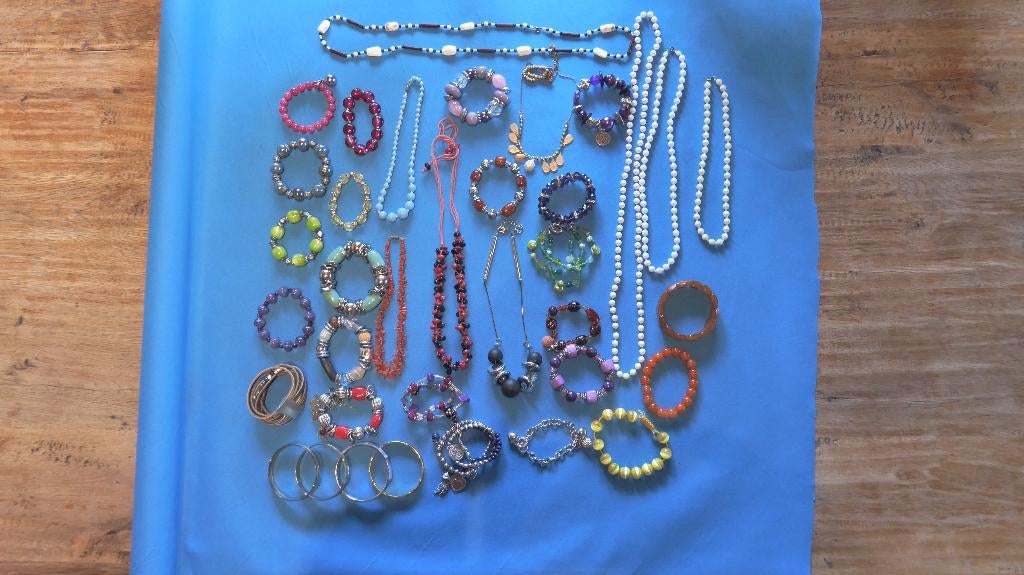 Lot de bijoux, Ophalen of Verzenden, Gebruikt, Verstelbaar