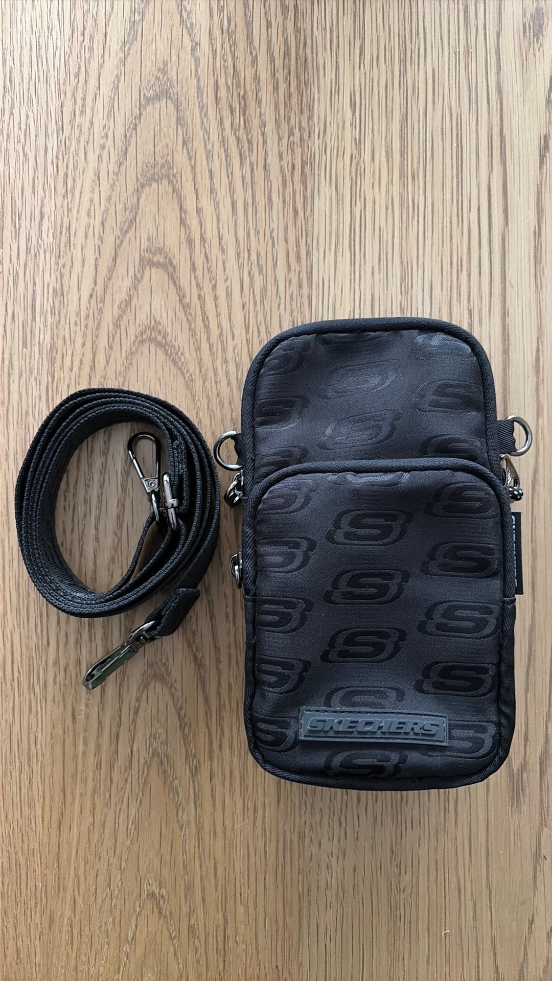 Schoudertas heren skechers, Handtassen en Accessoires, Ophalen of Verzenden, Nieuw, Zwart, Overige merken