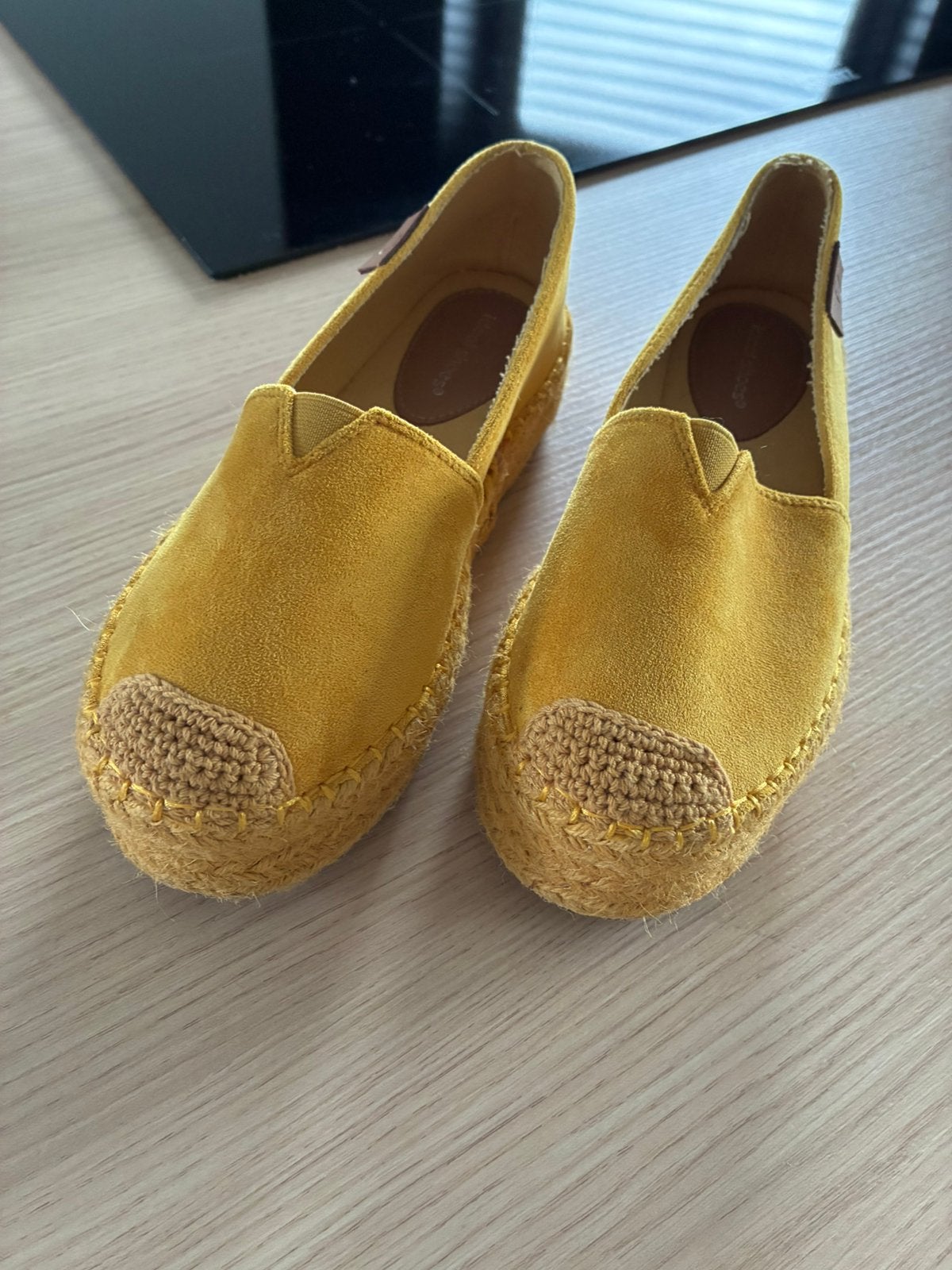 Chaussures femmes, Espadrilles, Jaune, Comme neuf, Envoi